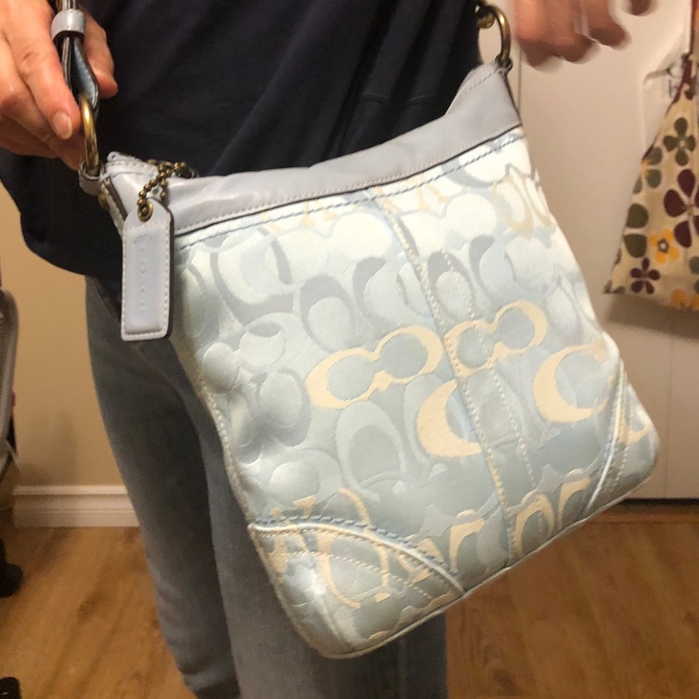 COACH crossbody + fabric cleaner